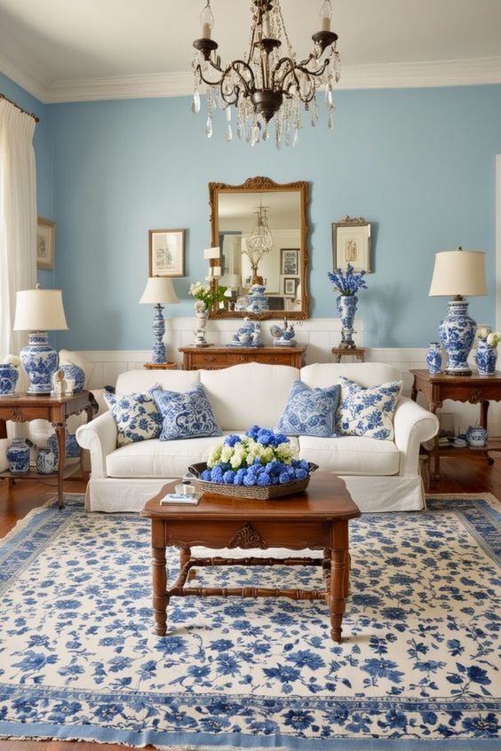 Inspiring Ideas to Transform Your Blue Living Room Space