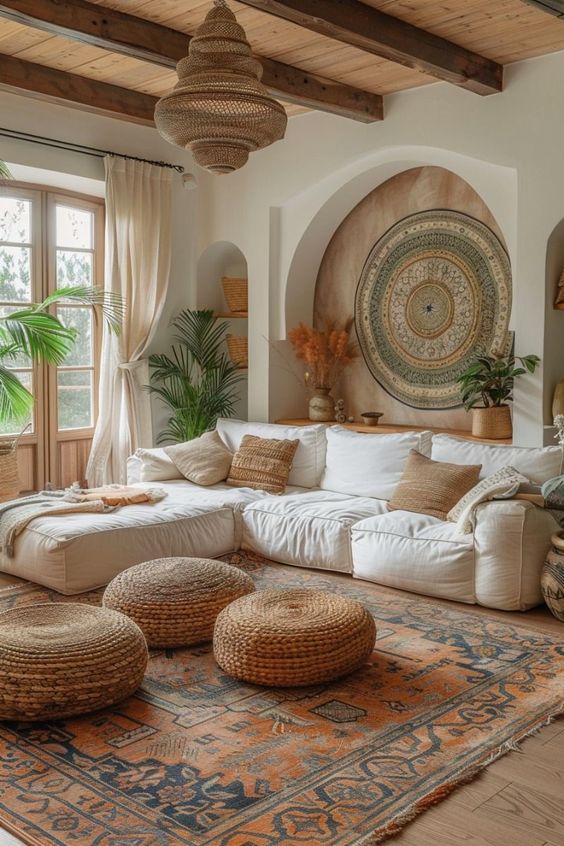 Inspiring Ideas for an Earthy Living Room Makeover