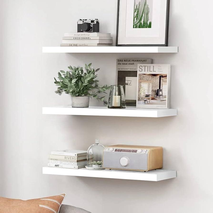 Install floating shelves to display decor stylishly ‌in your contemporary living room