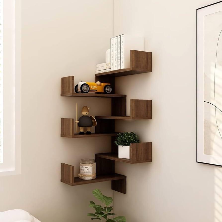 Use floating shelves to display books and ⁤decor‍ in your ‍contemporary living‍ room