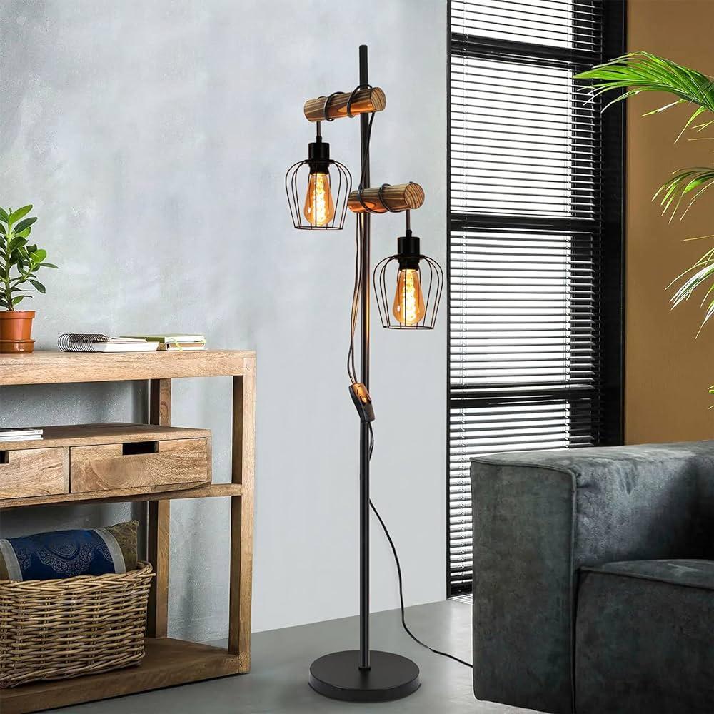 Vintage Floor Lamp: Illuminate your vintage living room with⁤ a stylish piece from the past