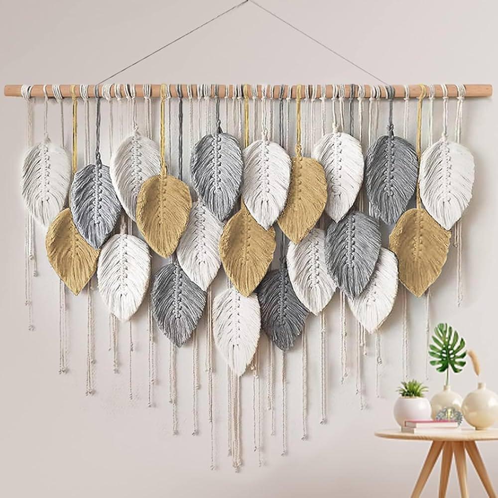 Add macramé wall hangings to bring ‍texture to your Boho Living Room decor