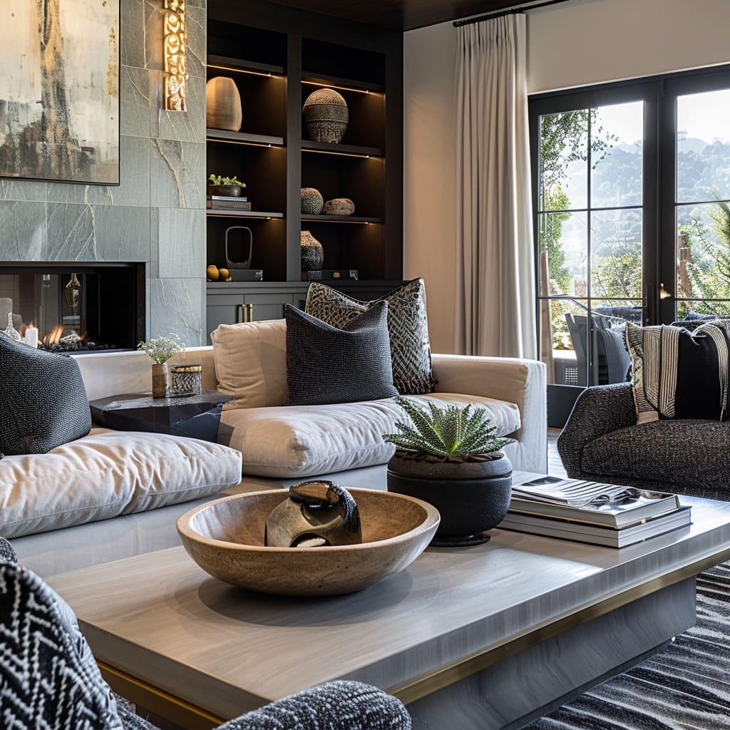 Utilize natural materials for a grounding effect ​in your⁤ contemporary ⁤living room design