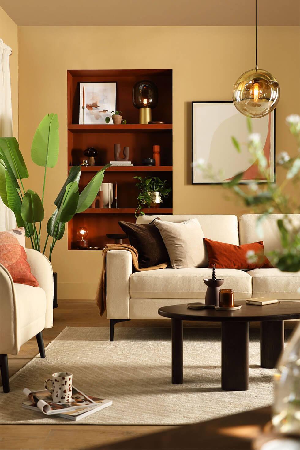 Use earthy tones like terracotta and olive green in ‌your earthy living room decor