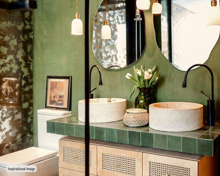 Opt for⁤ earthy color⁤ palettes to‍ warm your boho ‌bathroom