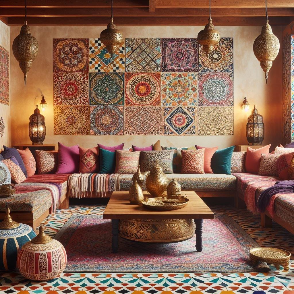 Moroccan ⁣Living Room: Layer textiles and incorporate intricate patterns for exotic flair