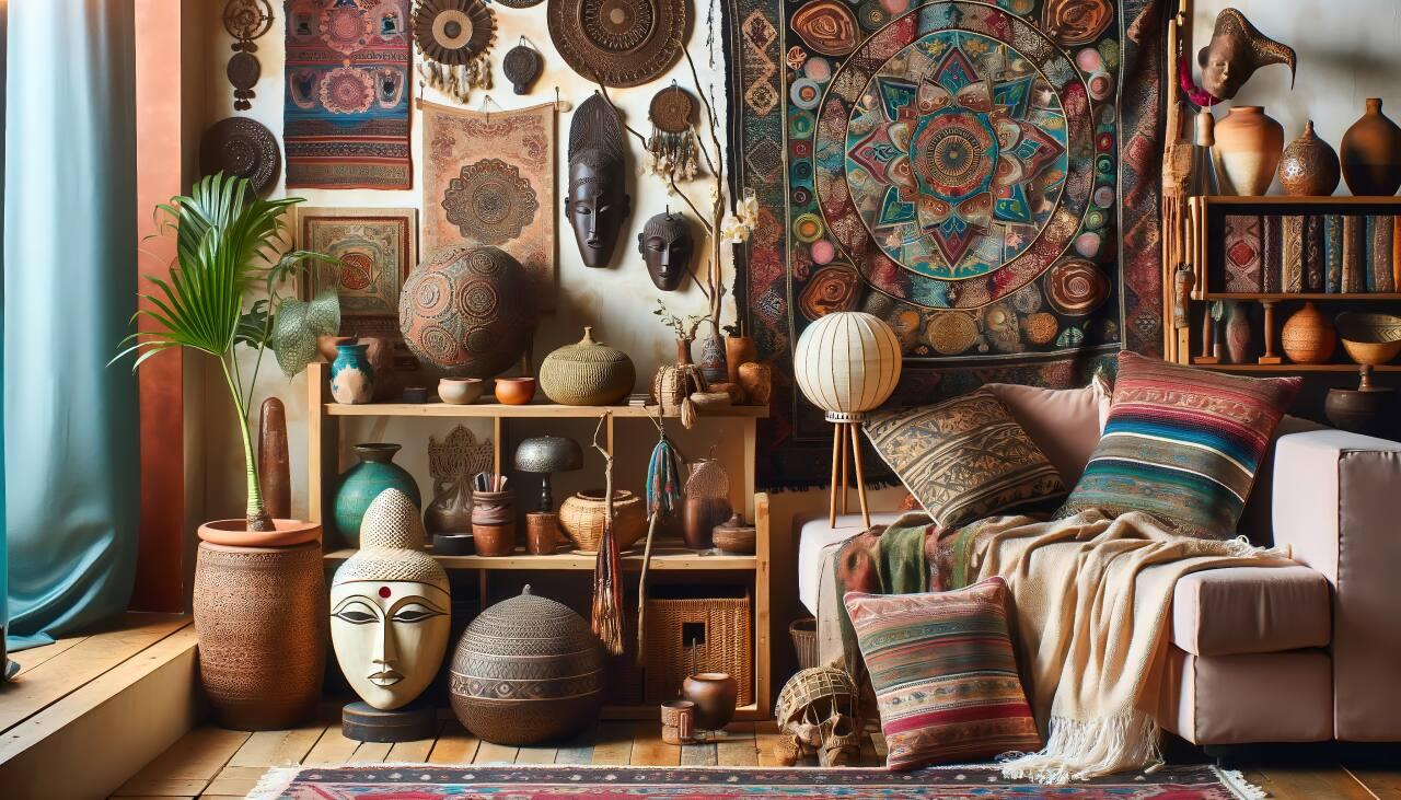 Select handmade pottery⁣ for unique decorative accents in your Boho Living Room