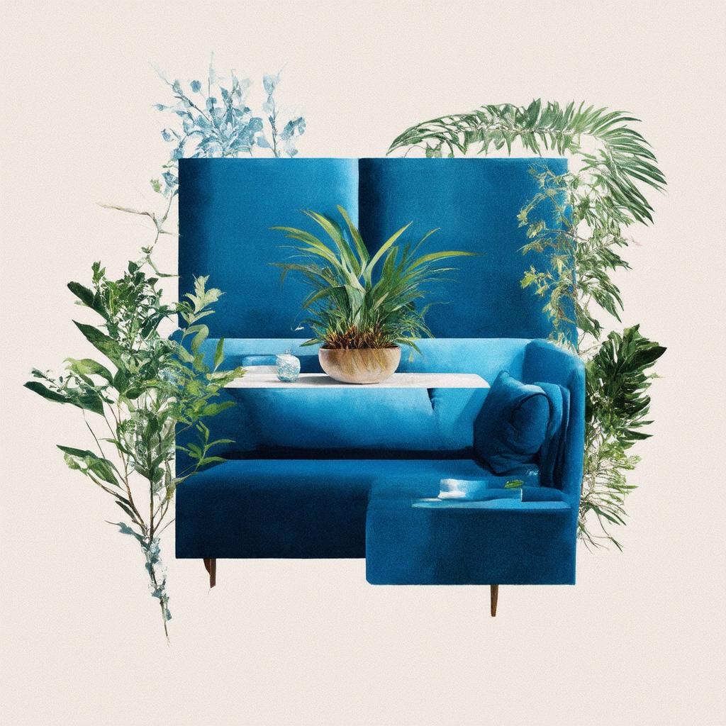 Incorporate ‍natural materials to enhance your blue living room design