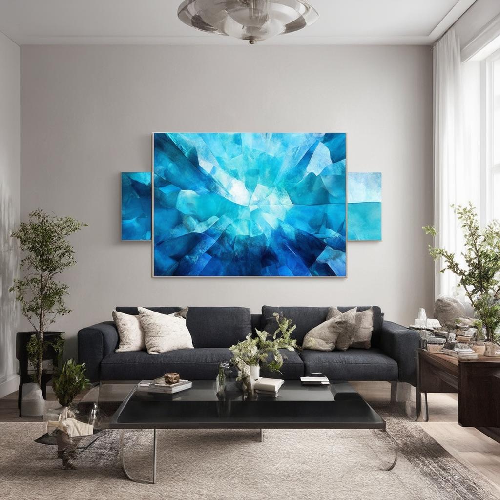 Layer different shades ‍of blue for⁤ depth in⁤ your living room