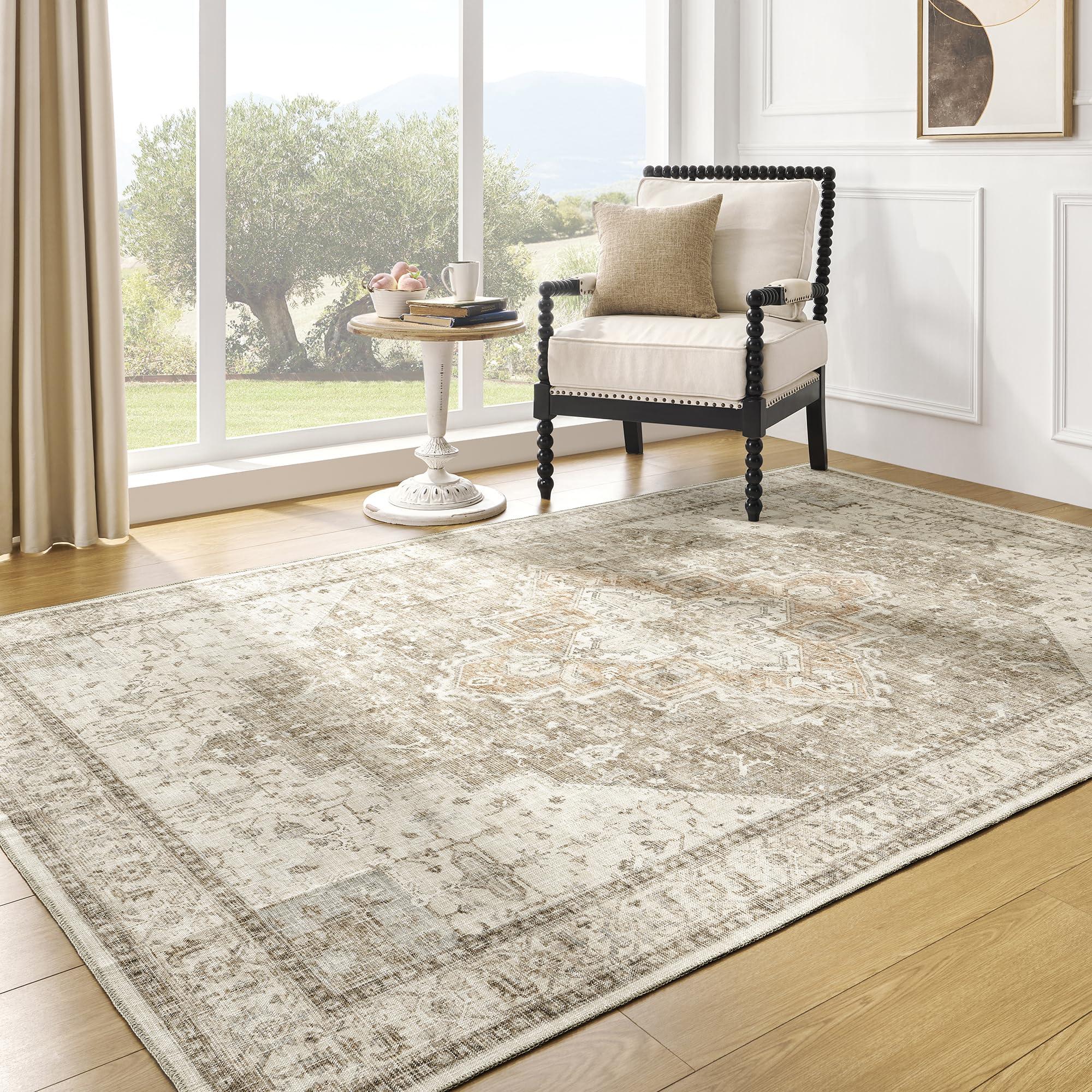 Choose a neutral area​ rug⁣ with earthy tones to ground​ your living room space