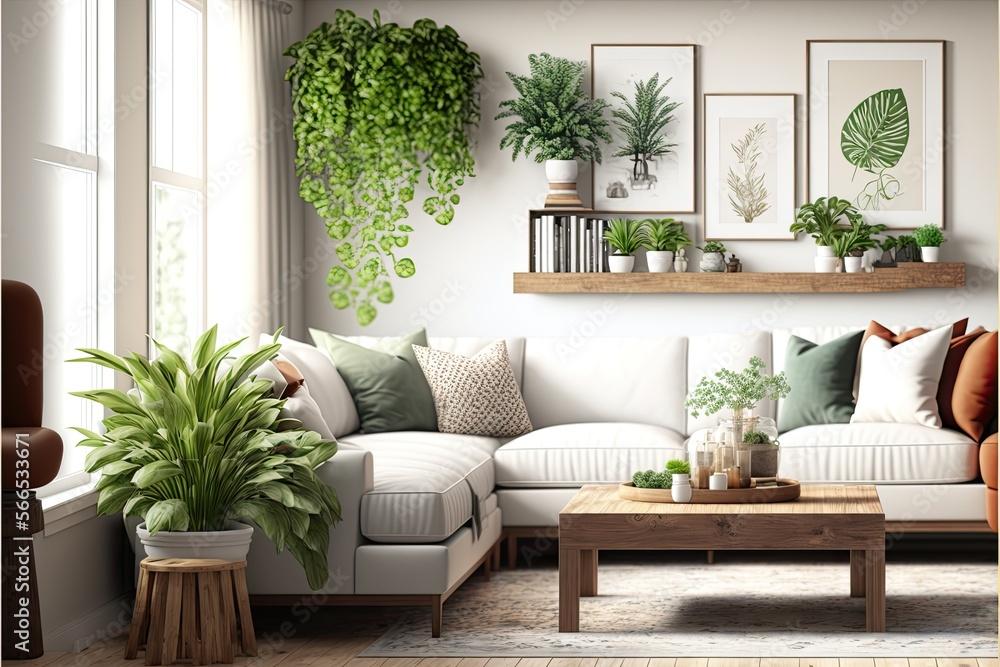 Bring the outdoors inside with plenty of‍ indoor plants in‌ your Earthy Living Room