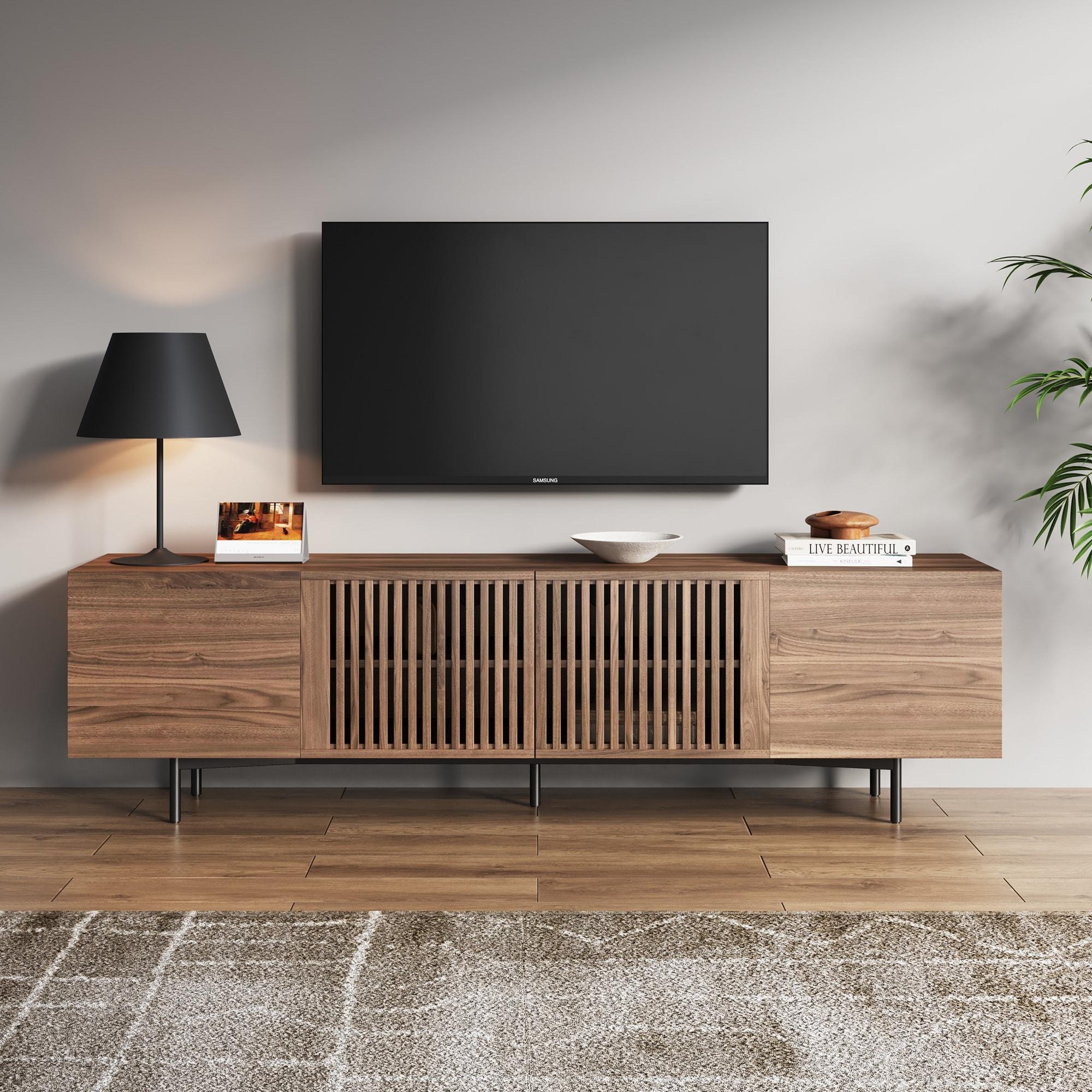 Select ‍sleek media consoles to keep your contemporary living​ room‌ clutter-free