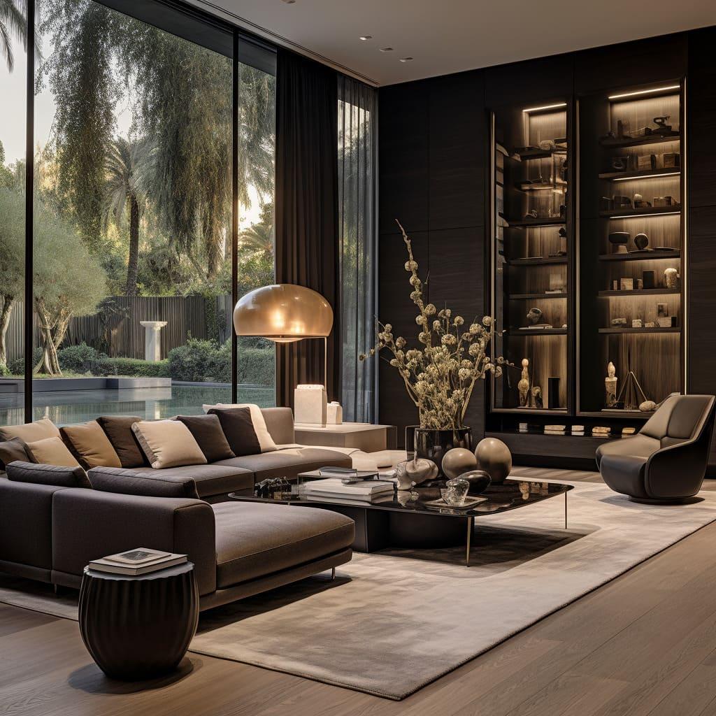 Opt for⁣ a sleek, minimalist design ‌that promotes tranquility‍ in your contemporary living room