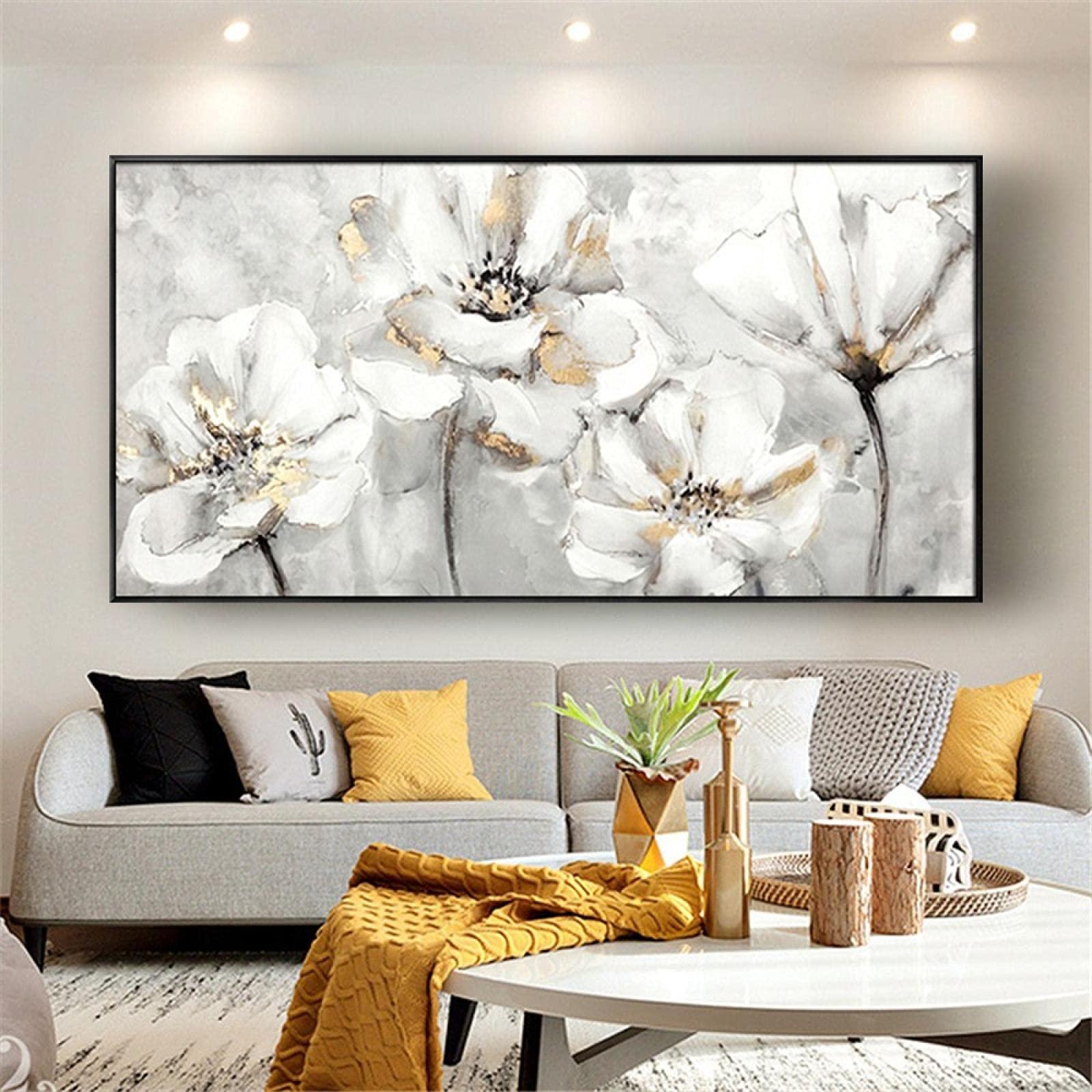 Hang oversized artwork as⁣ a‌ focal point in your contemporary living room