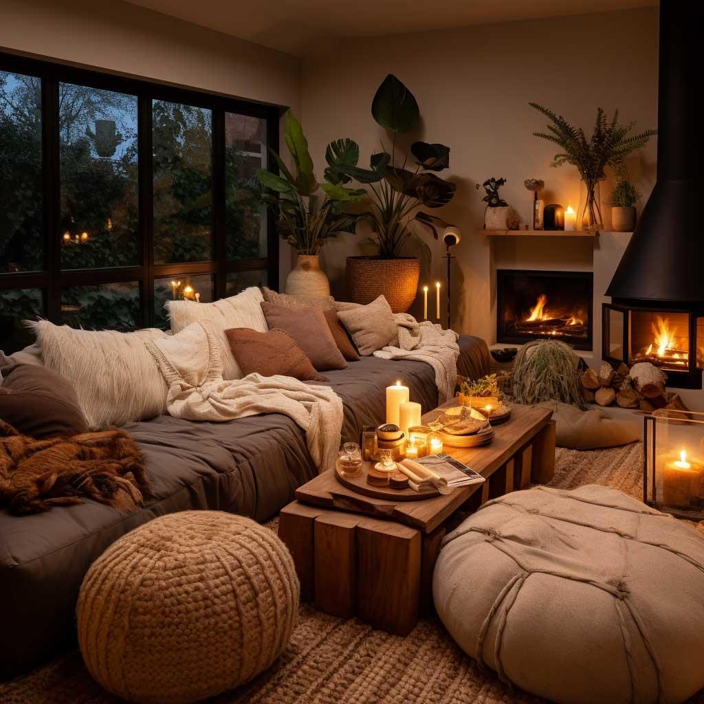 Embrace earthy ‍tones for a warm, inviting⁣ Boho Living Room atmosphere