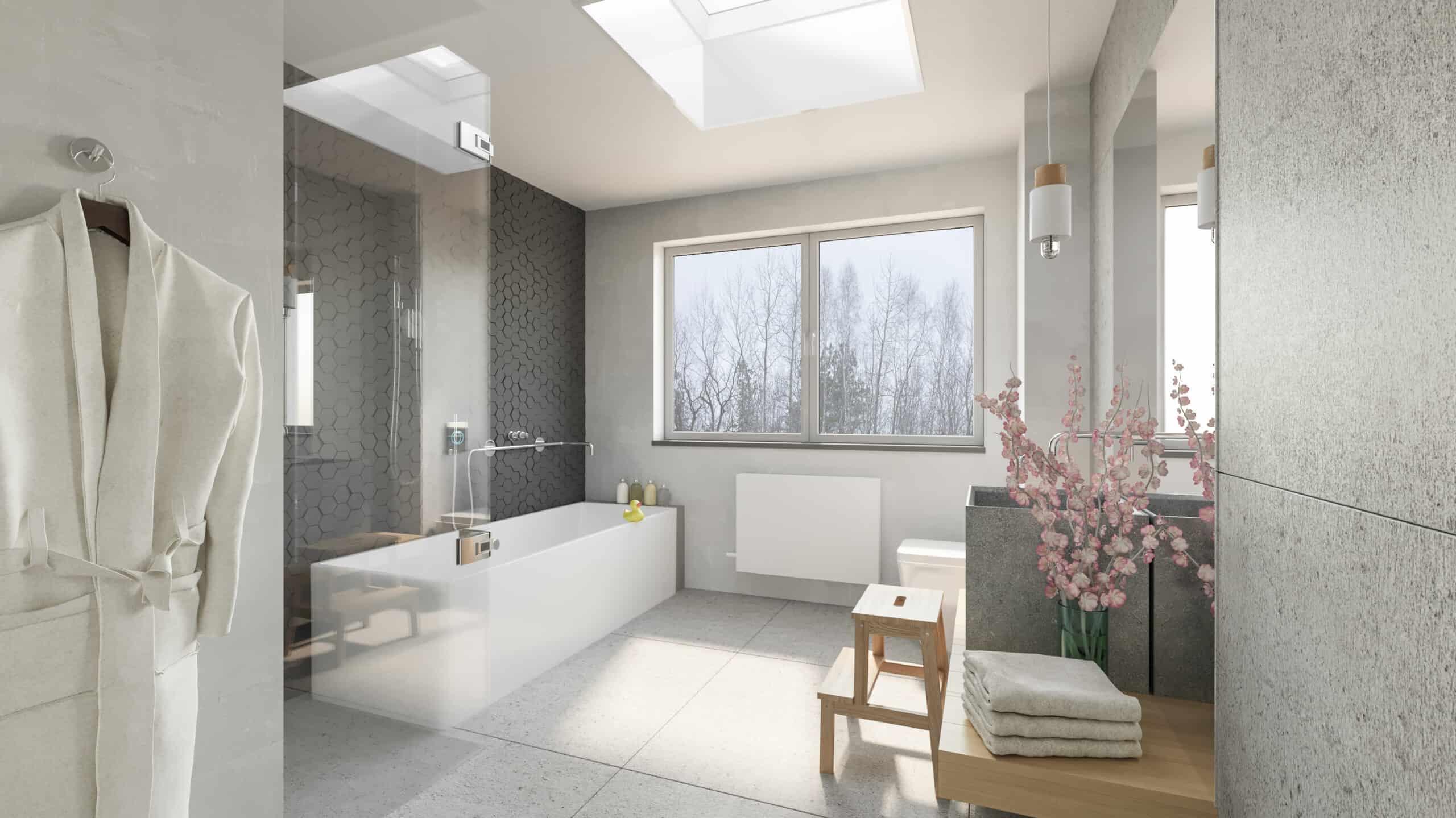 Install skylights‍ to bring the outdoors into your Chalet⁤ Bathroom