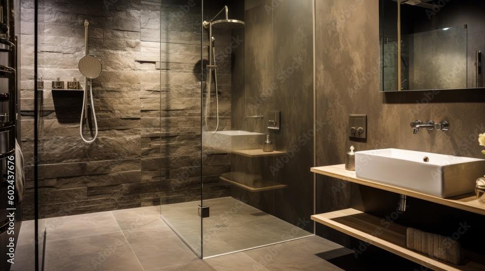 Install a ‌rainfall showerhead ⁤in your ‍Chalet Bathroom for relaxation