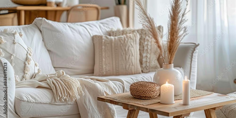 Use aromatic⁢ candles‍ for a ⁣soothing atmosphere in your serene Boho‍ Living Room