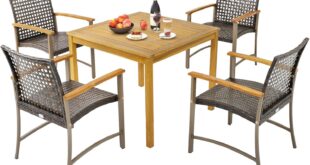 Creating Our Ideal Outdoor Oasis with Tangkula’s Dining Set