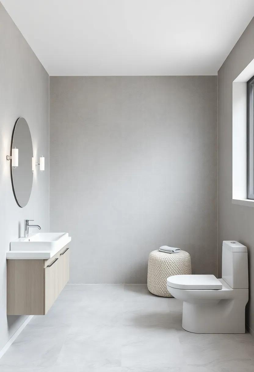 Light⁣ Gray Magic:⁢ Brightening Up Your Bathroom Oasis
