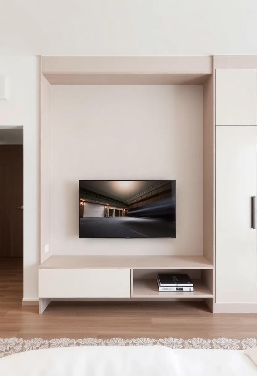 Balancing Open and Closed storage in ​Your TV Unit for Style