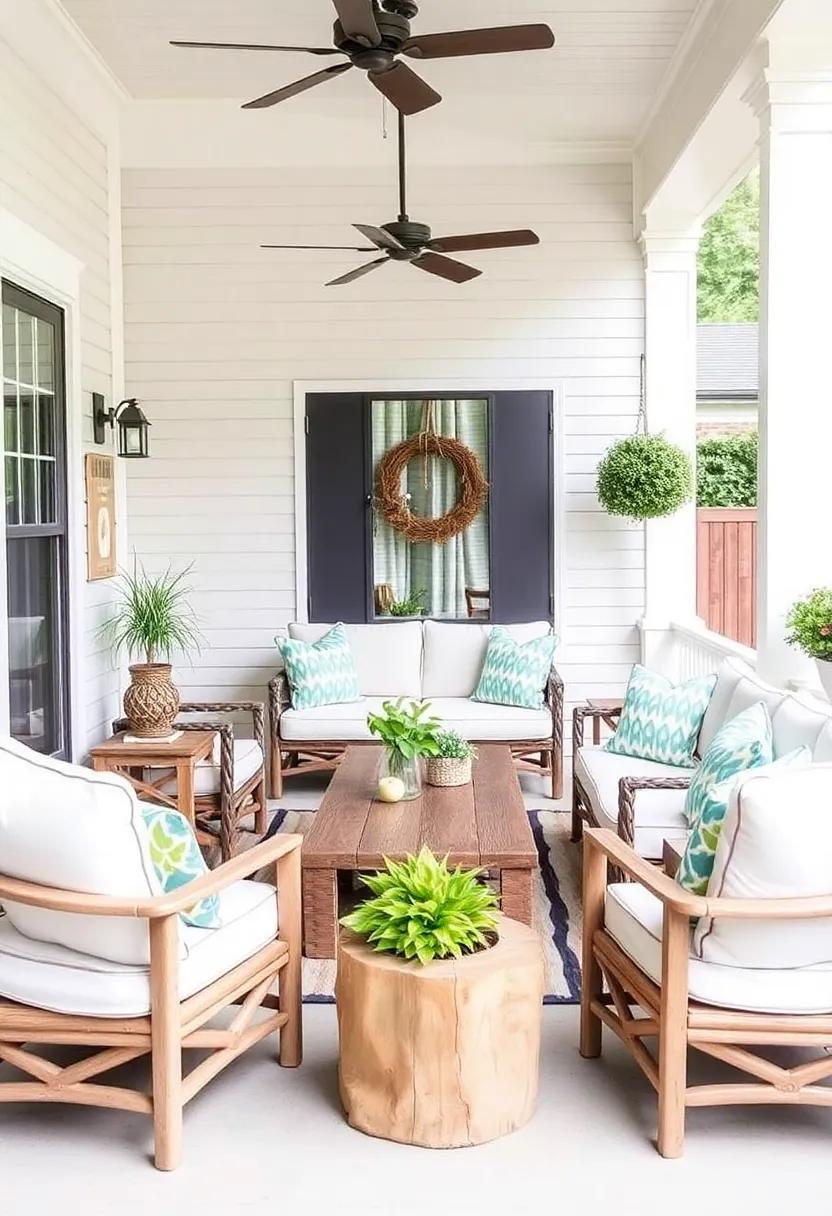 4) Outdoor Living Room: Set up ⁤a suite of comfortable seating with weather-resistant cushions, creating an outdoor ‍living room vibe that rivals indoor comfort