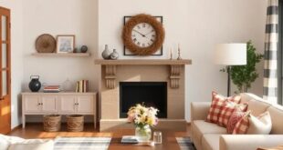 Embracing Cozy Charm: Designing a Country Living Room with Plaid Patterns