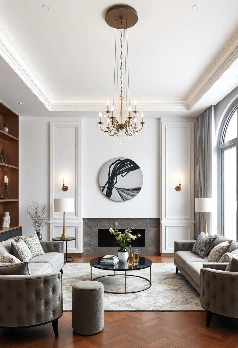 Transform Your Space: Elegant Chandelier Ideas for a Luxurious Living Room