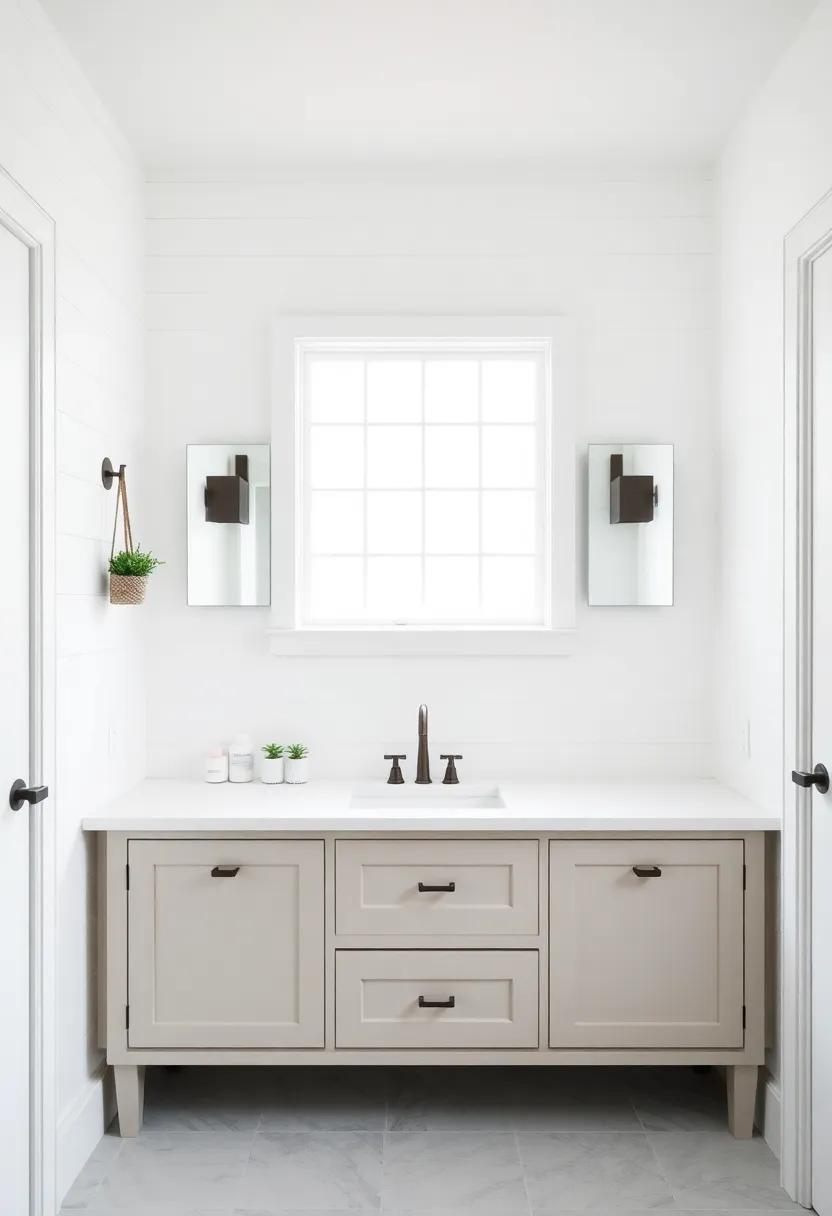Adding⁤ Elegance with Shiplap-Covered Vanities and Cabinets