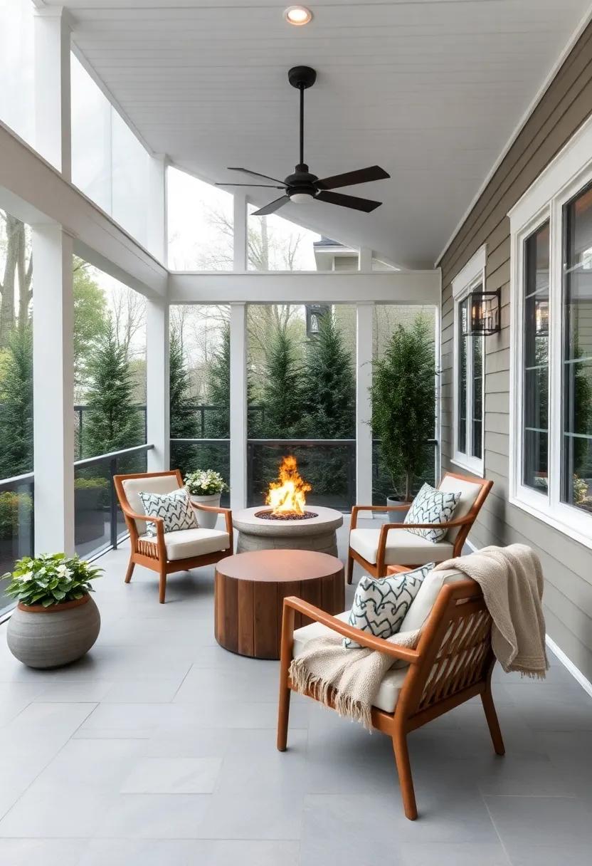 Serene Reading Areas with Cozy Chairs and Soft Throws