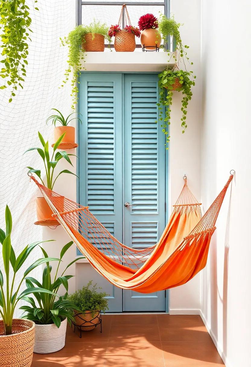 Artful Arrangements: Utilizing Wall Space with ⁤Hammock Decor