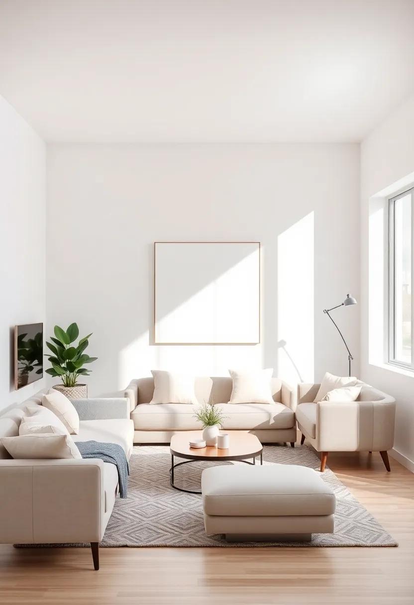 Embracing Soft Palettes for ​Tranquil Living Room Spaces