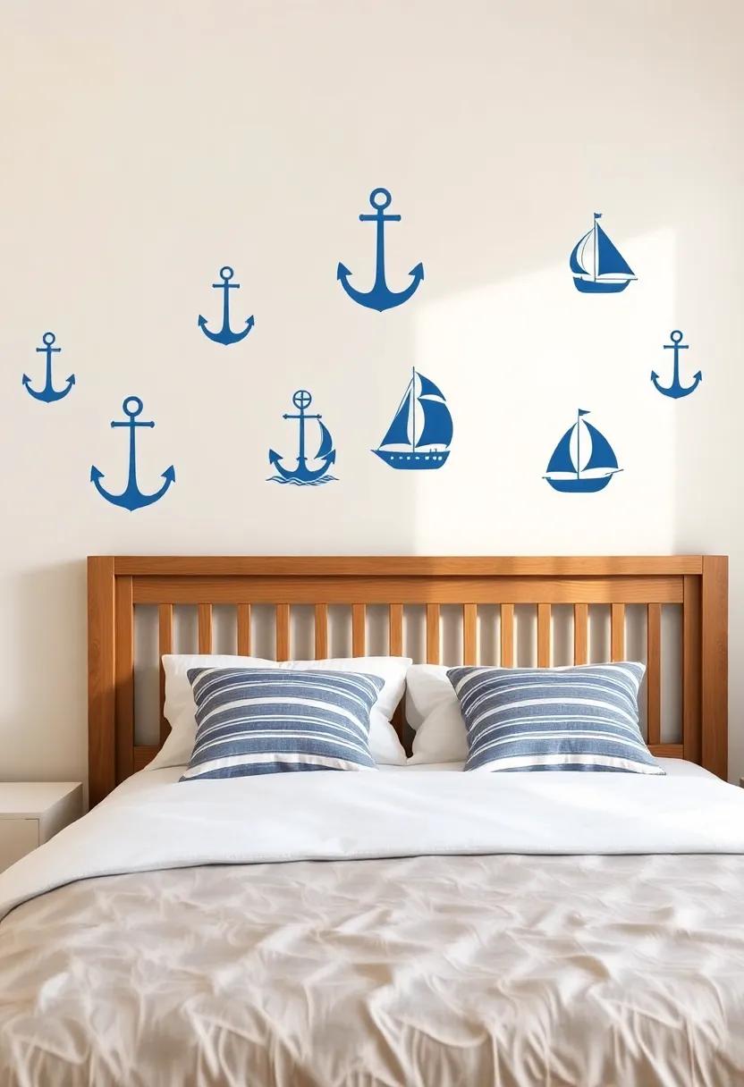 Nautical themes: ​Capture the essence of the sea by incorporating sailor-inspired wall decals featuring anchors, ‌ships, and marine life for a beachy vibe