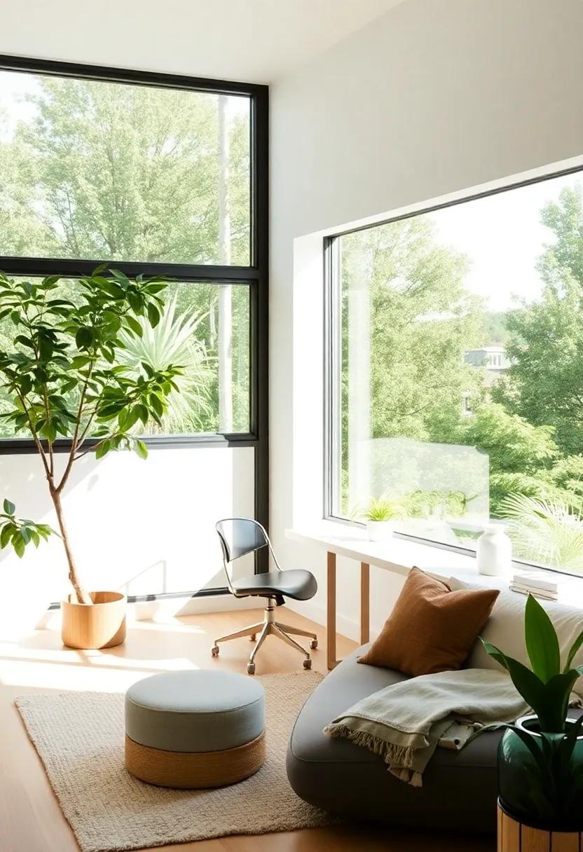 Furniture Choices: Merging Comfort with Natural Aesthetics