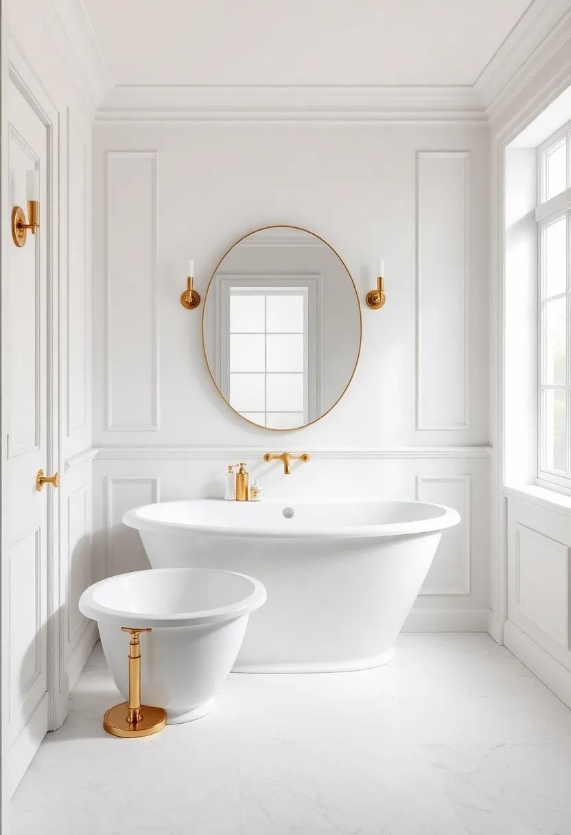 Brass Features as Focal⁢ Points⁤ in⁣ Minimalist bathroom⁤ Designs