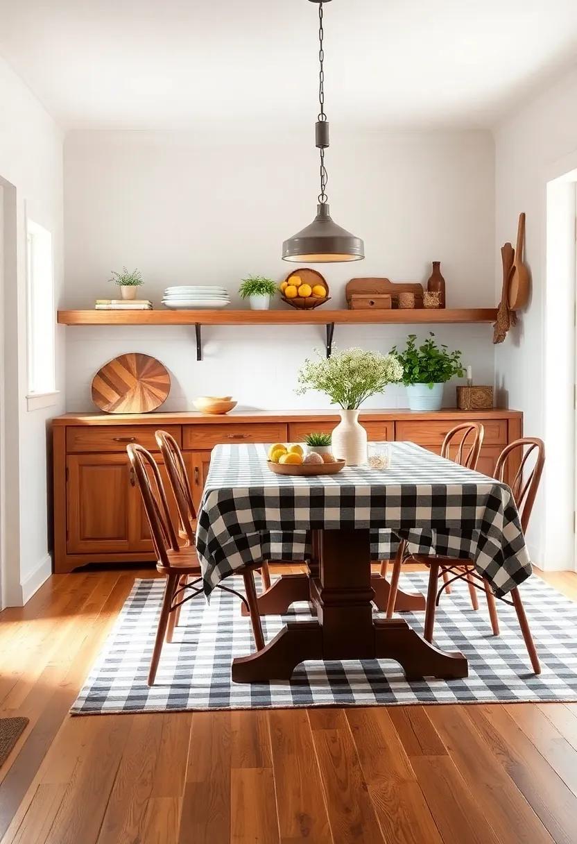 Checkered Tablecloth: ⁣Classic and ‍cozy, ​a checkered tablecloth brings a ⁣sense of home and ⁤comfort ⁤to your dining area