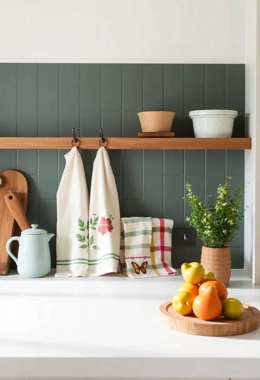 Tea Towel Collection: ‍A ‍collection of colorful‌ and themed tea‍ towels can liven up your kitchen while ⁢being ‌practical for everyday use