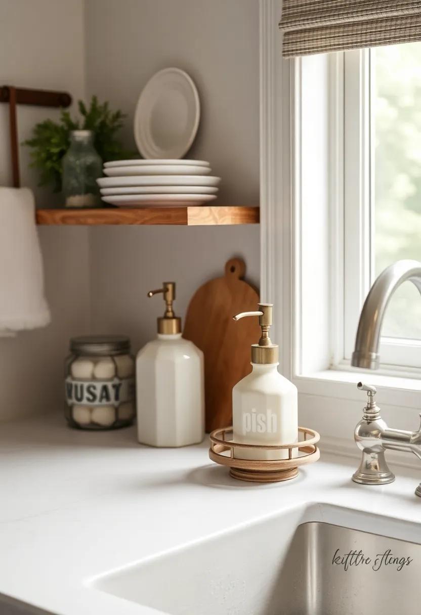Vintage Sink‌ Accessories: Embrace⁣ antique soap dispensers or dish holders that add character and a touch⁣ of history to your countertop