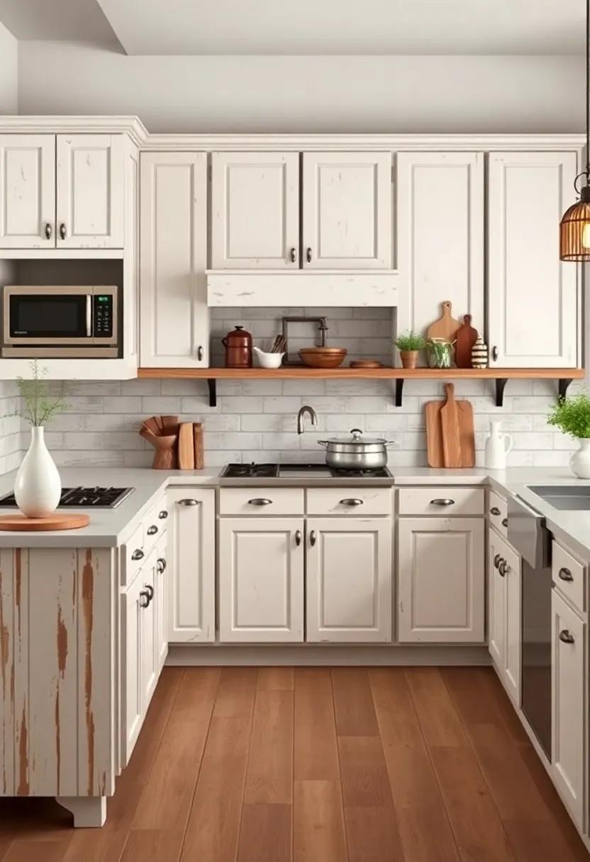 Vintage-Style Cabinetry: ​Embrace ‍the charm of chipped paint and classic designs that evoke nostalgia and ‌warmth‍ in⁣ your ⁣space