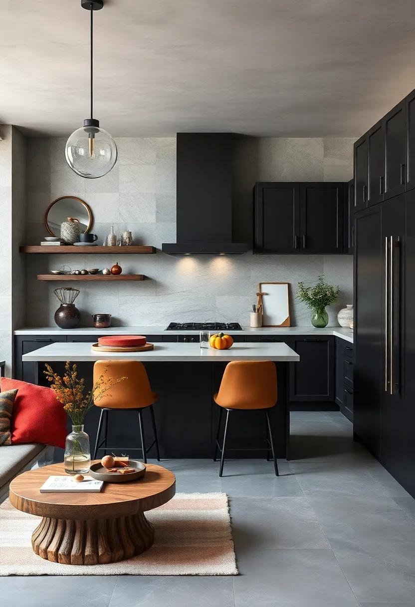 Color Palette: ⁢Choosing ‌Deep Hues‍ to ‌Complement Dark Cabinets