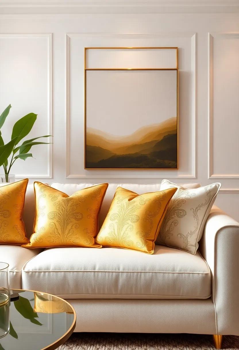 Incorporate gold⁢ accents in your⁣ light⁢ fixtures, such as a stunning chandelier or elegant table⁣ lamps, ⁣to radiate sophistication