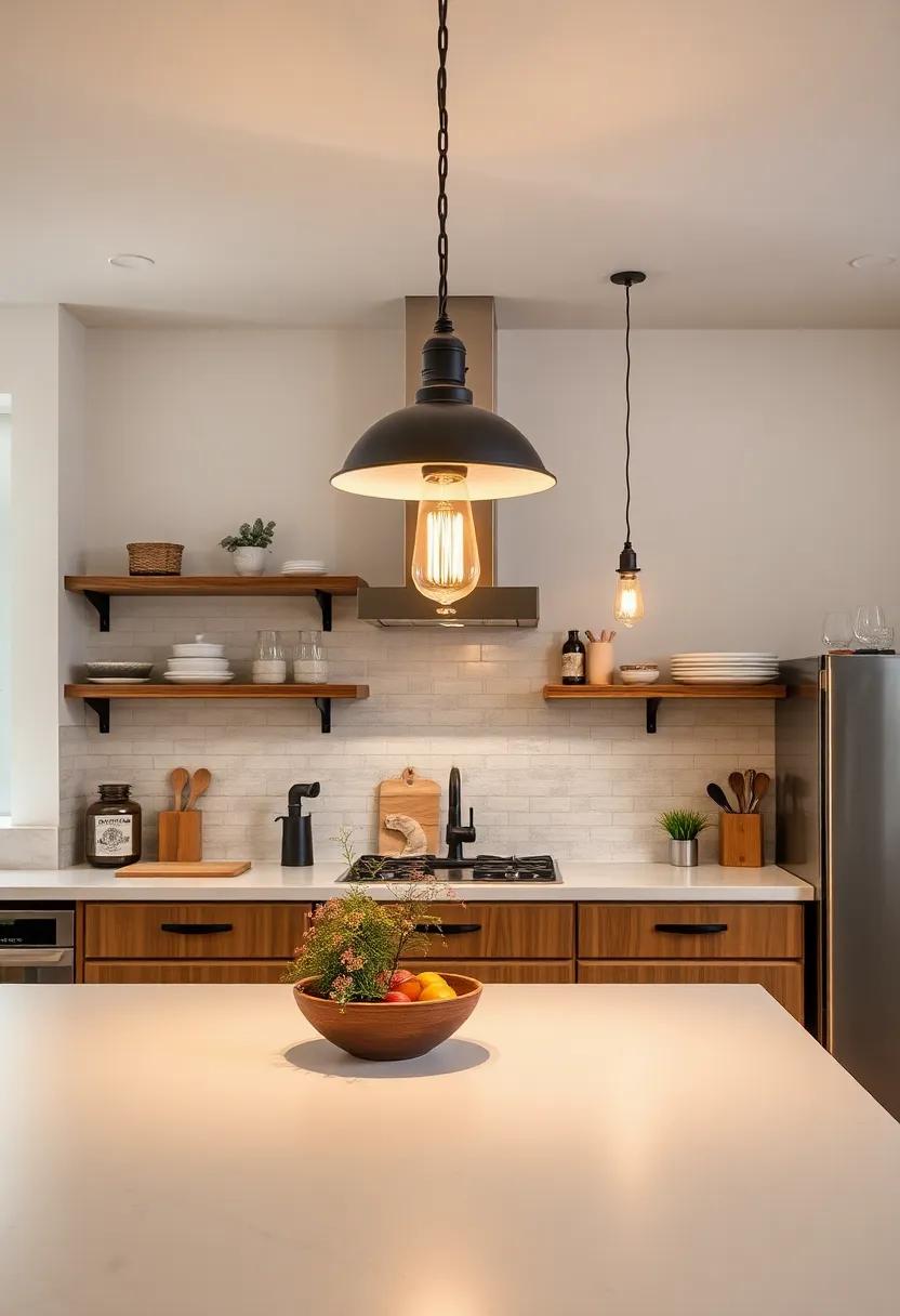 Exploring ‌Vintage and Industrial Lighting Styles ​for⁣ Characterful‌ Kitchen Designs