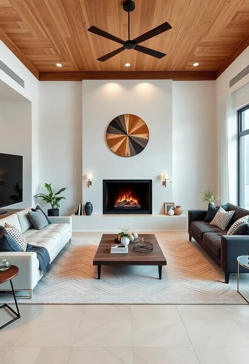 Creating⁢ a Focal Point‍ with a Statement Fireplace​ and ⁣Surrounding Decor
