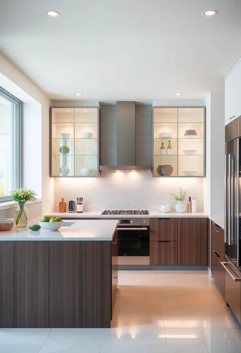 Floating Features: Consider installing floating glass-front cabinets to⁣ create an illusion of space,⁤ giving your kitchen ‌a modern, airy feel while keeping⁢ essentials easily accessible