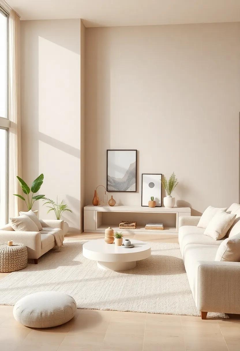 Incorporating earthy Elements for a Harmonious Beige Palette