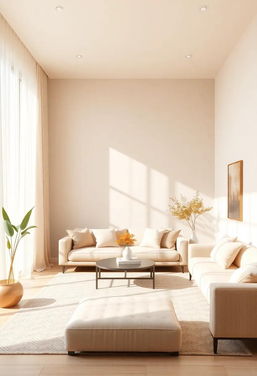Natural ⁢Light and Beige: Enhancing Your Space's ‌Serenity with Sunlight