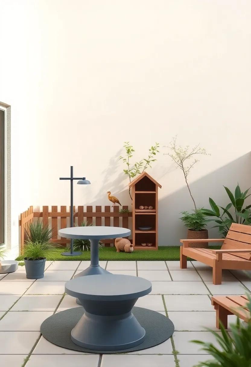 Suburban Safari Space: Create a wildlife observation area with ⁤bird​ feeders and‍ a small‌ fence enclosure⁤ for⁣ small play equipment, offering a ‌learning ‍experience alongside leisure