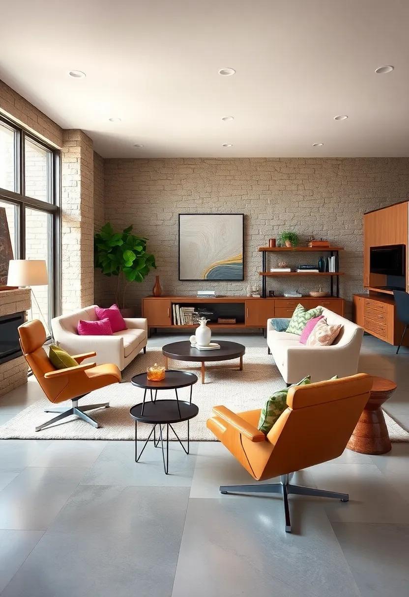 27 Stunning Mid-Century Modern Living Rooms Featuring Iconic Eames Chairs