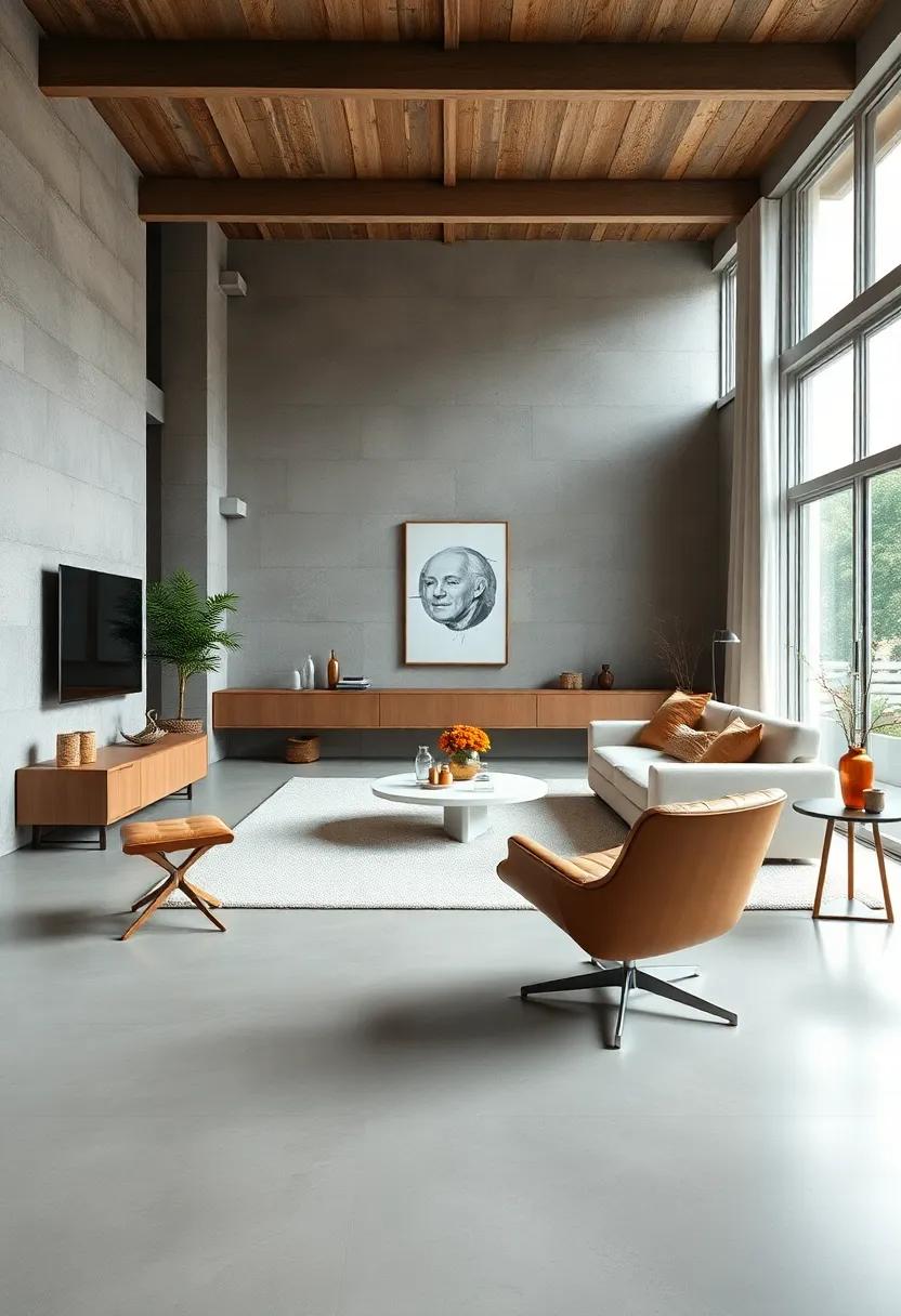 Indulge in⁣ a ⁤minimalist retreat where ‍the simplicity of ​a neutral‍ palette allows​ an ‍Eames chair to shine as a⁤ sculptural highlight within the room