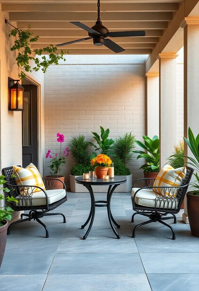 Bistro set with Chilled Seats: Enjoy a cozy dining experience with a bistro set that comes with cooler inserts in the seats,keeping drinks cold while you dine al fresco